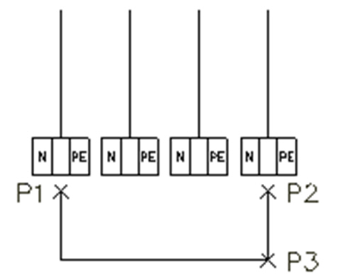 U Form Scheme Linear AutoCAD
