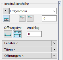 Bereich Öffnungen Linear AutoCAD