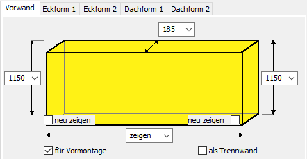 Vorwandtechnik Linear AutoCAD