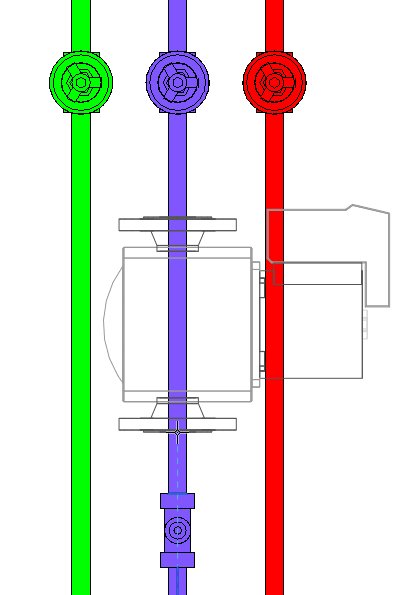 Ansicht Rohre Linear CAD Browser