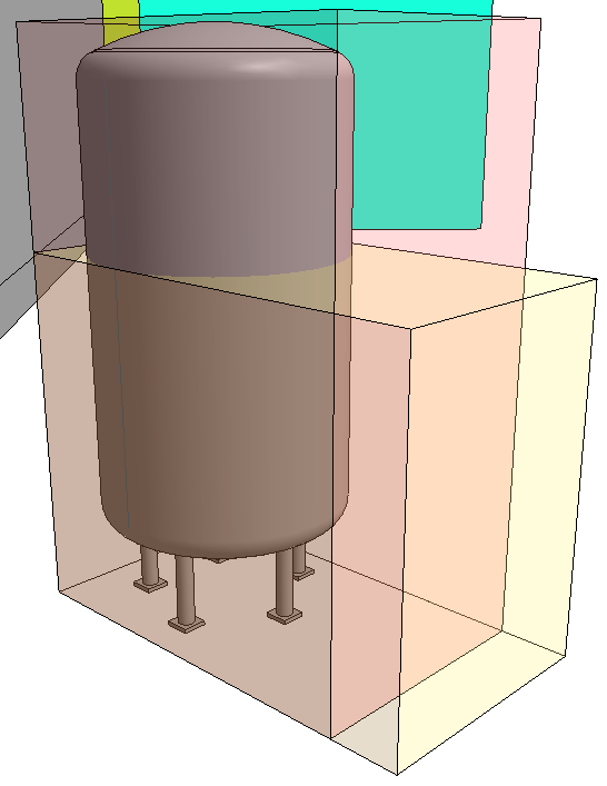 Ansicht Störraum Montage Linear Revit