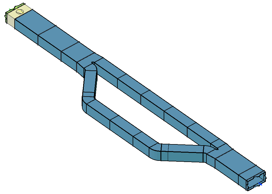 Abgleich Lüftung Modell Linear Revit