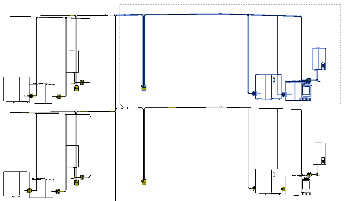 Modell Gas 3D Linear Revit