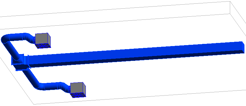Luftkanal Schema Linear Revit