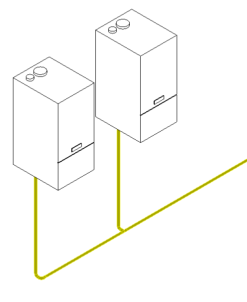 Modell Gas Linear Revit