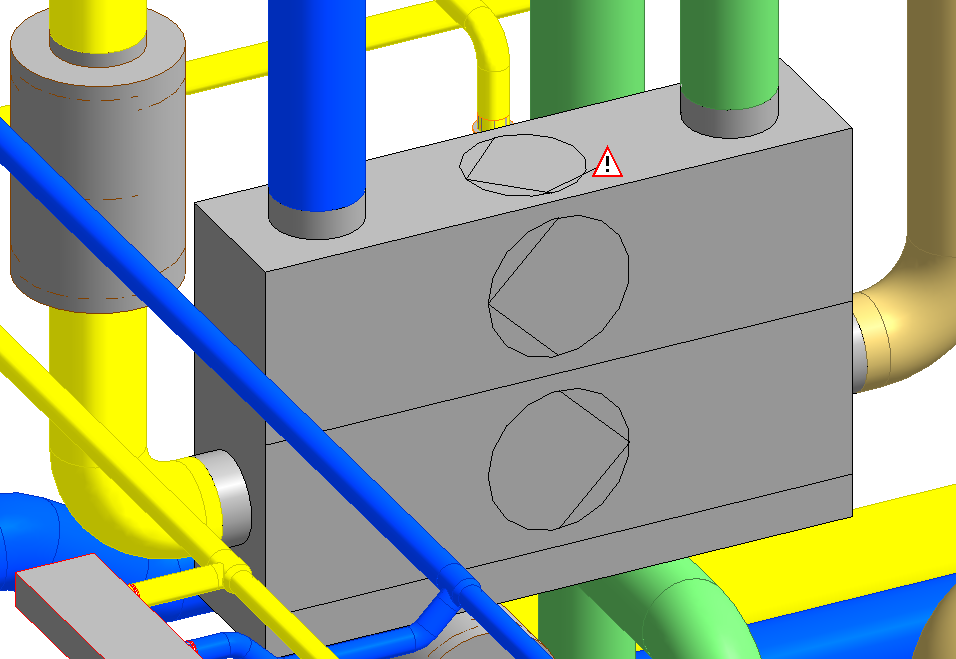 Modell Lüftungsanlage Linear Revit