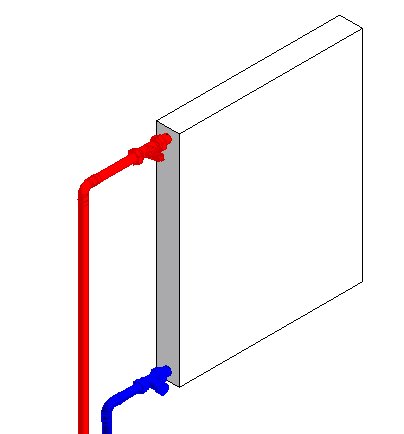 Skizze Heizung Linear Revit