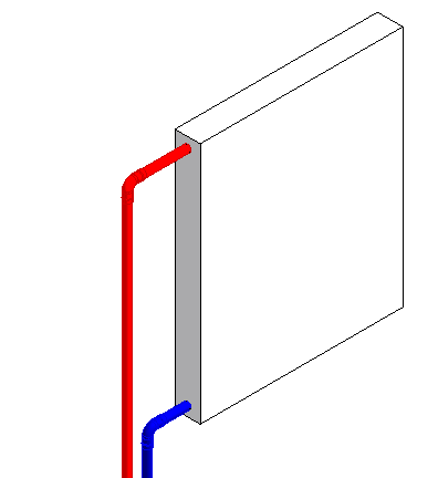 Skizze Heizung Linear Revit