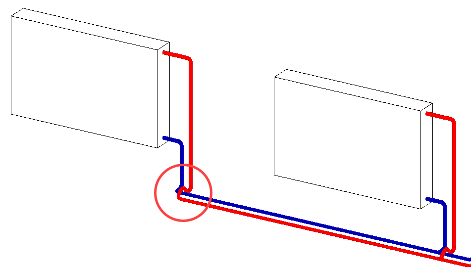 Skizze Heizung Linear Revit