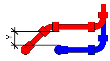 Skizze Heizung Seite Linear Revit