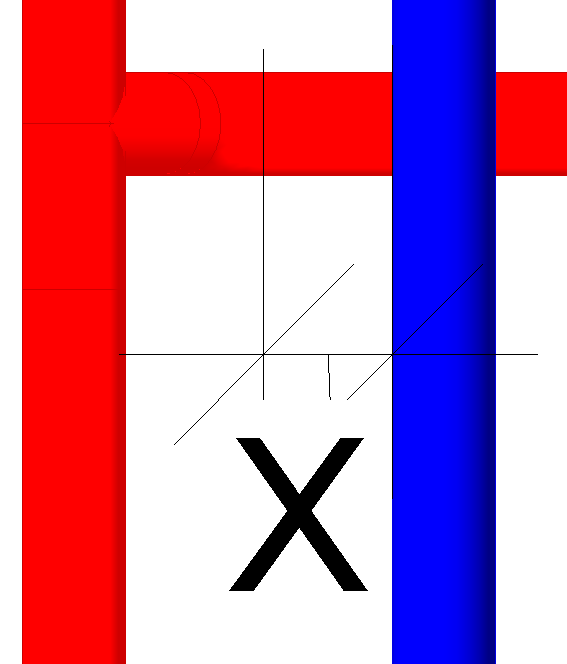 Skizze Heizung oben Linear Revit
