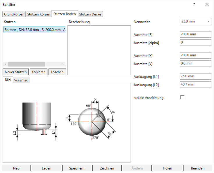 Behälter Linear Revit