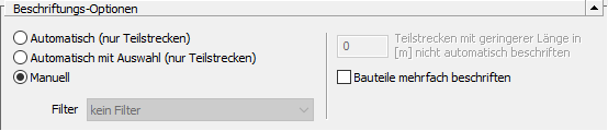 Beschriftung Optionen Revit