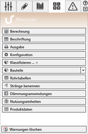 Analyse Abwasser Linear Revit