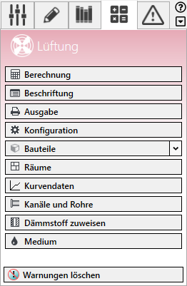 Analyse Tab Linear Revit