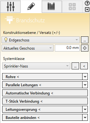 Konstruktion Brandschutz Linear Revit