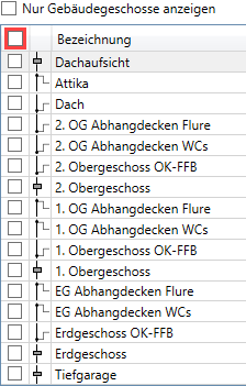 Geschosse Linear Revit