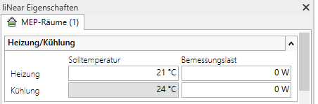 Parameter MEP Raum Linear Revit