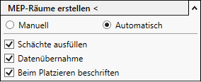 MEP Räume erstellen Linear Revit