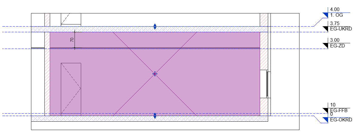 Abhangdecken modellieren Linear Revit