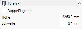 Dialog Türen Linear Revit