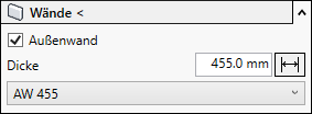 Wände Architektur Linear Revit