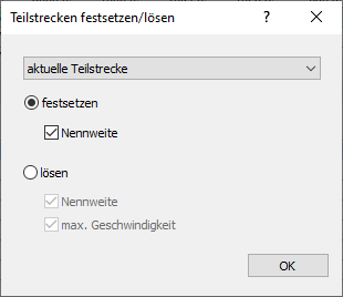 Teilstrecken festsetzen Linear Revit