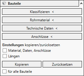 Bereich Bauteile Trinkwasser Linear Revit