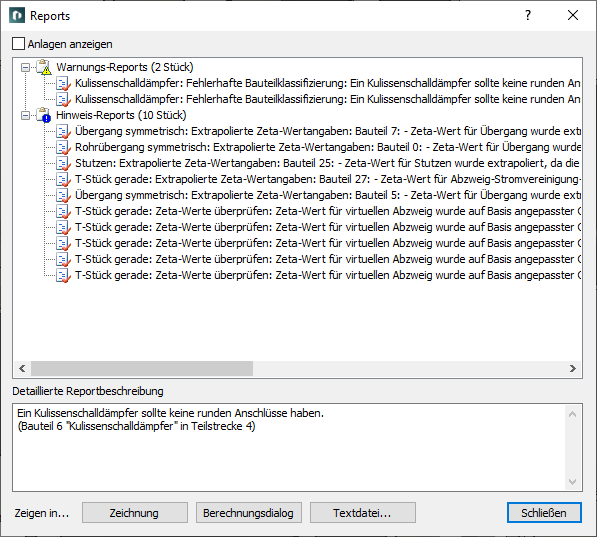 Reports Dialog Linear Revit