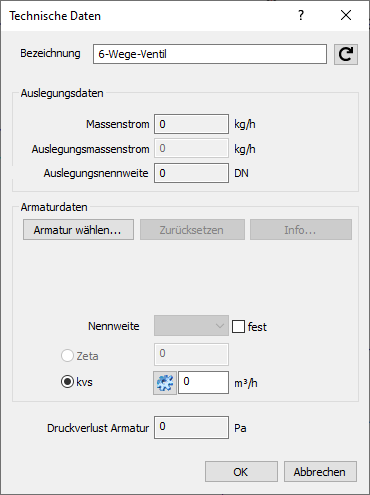 Technische Daten 6 Wege Linear Revit