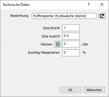 Technische Daten Pufferspeicher Linear Revit
