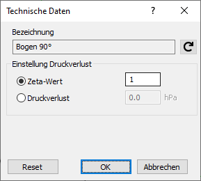Technische Daten Bogen Linear Revit