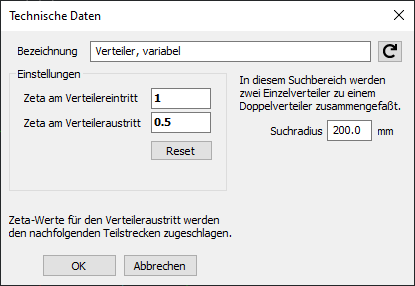 Bauteildaten Verteiler Linear Revit