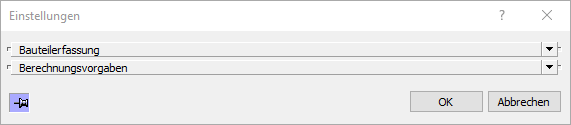 Dialog Einstellungen Linear Revit