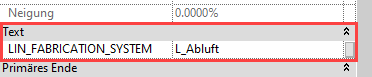Fabrication Parameter Linear Revit