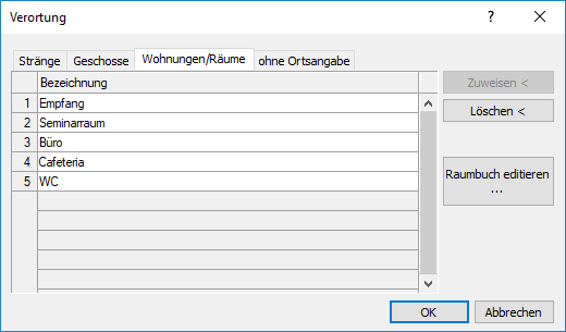 Verortung Dialog Linear