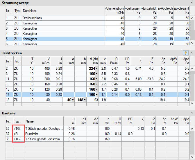 Berechnung Dialog Analyse Linear Revit