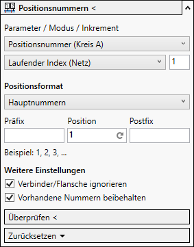 Positionsnummern Linear Revit