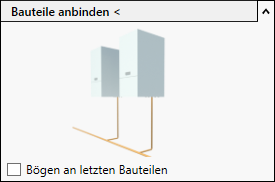 Bauteile anbinden Gas Linear Revit