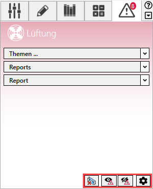 Reports Aufgaben Tab Linear Revit