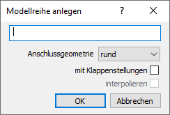 Dialog Modellreihe anlegen Linear Revit