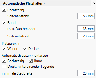 Platzhalter Durchbruch Linear Revit