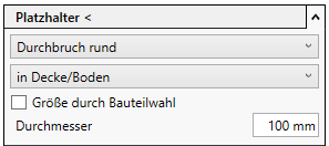 Platzhalter Durchbruch Linear Revit