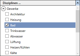 Projekt Tab Disziplinen Linear Revit