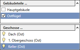 Gebäudeteile Dialog Linear Revit