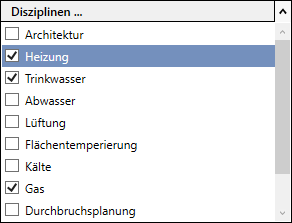 Projekt Tab Disziplinen Linear Revit