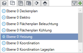 Projekt Tab Ansichten Linear Revit