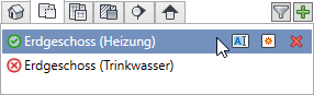 Projekt Tab Ansichten Linear Revit