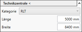 Technikzentrale Linear Revit