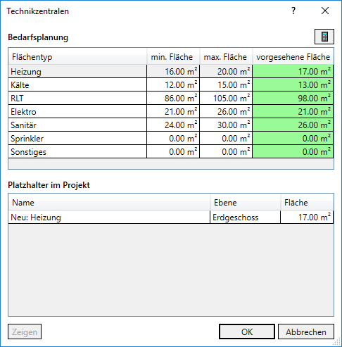 Dialog Technikzentralen Linear Building
